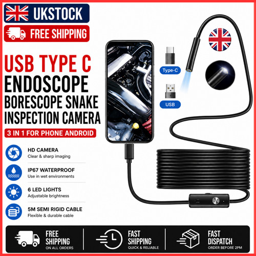 Usb type endoscope - type, c