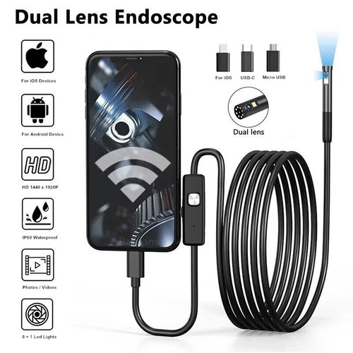 Dual lens endoscope inspection - dual,