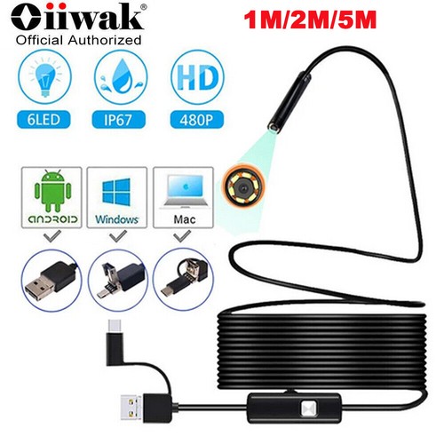 6led usb snake endoscope - usb,