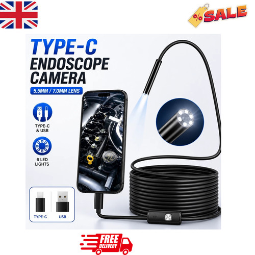 Usb type endoscope borescope - usb, c