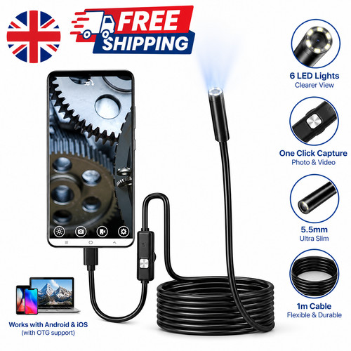 Waterproof endoscope snake - waterproof, cam