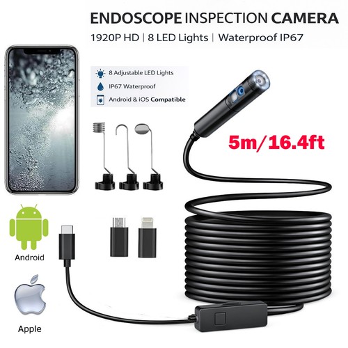 Snake endoscope borescope - endoscope,