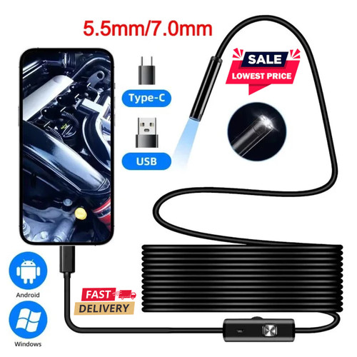 Waterproof endoscope snake cam - snake,