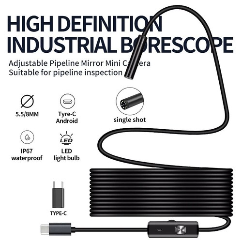 Usb type endoscope - type, c