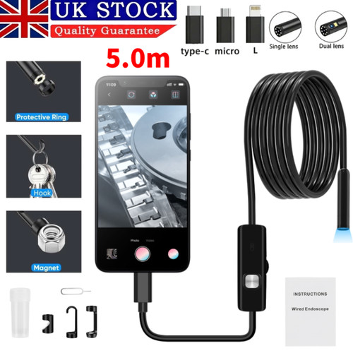 Waterproof endoscope snake cam - waterproof,