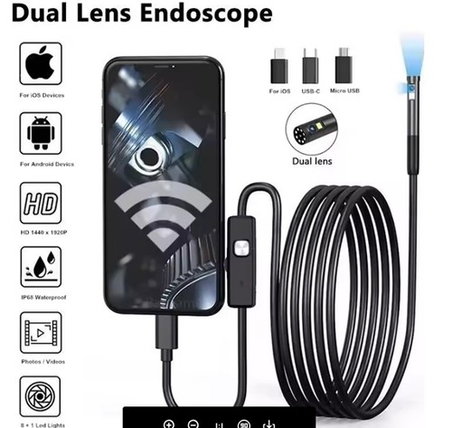 Endoscope dual lens - dual, 5m