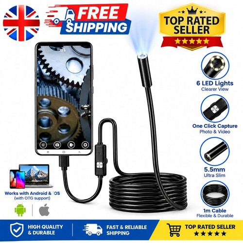 Waterproof endoscope snake cam - waterproof,