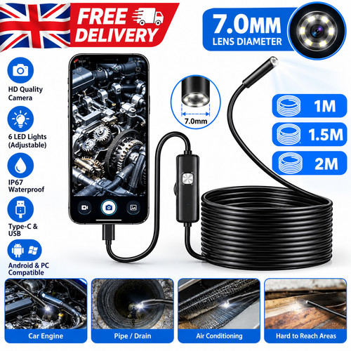 Usb type endoscope borescope - usb, c