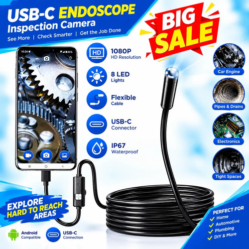 7mm usb endoscope - endoscope, camera
