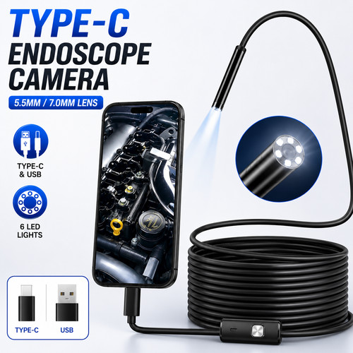 Usb type endoscope borescope - c,