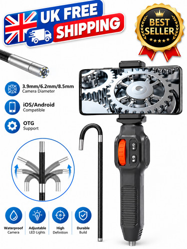 9mm articulated borescope - articulated,