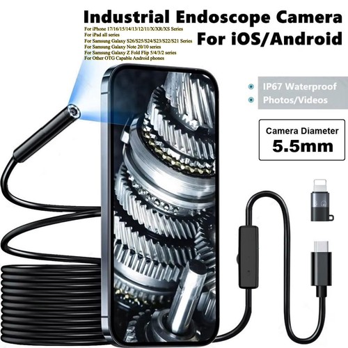 5mm 8mm usb - c, endoscope