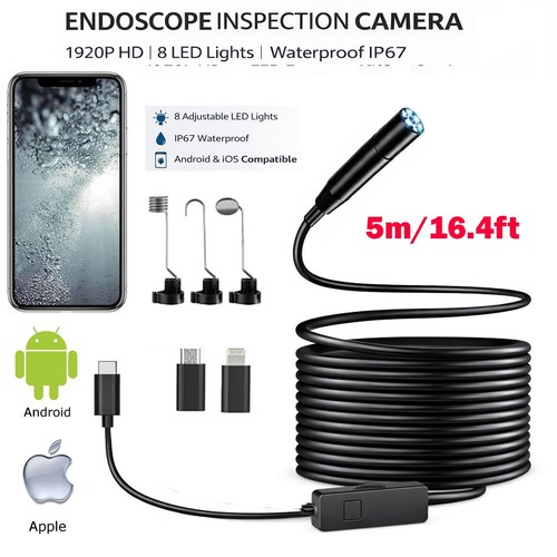 Snake endoscope borescope - endoscope,