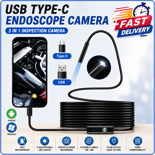 Usb endoscope borescope - usb,