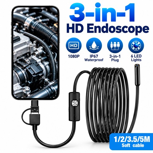 1080p waterproof endoscope - waterproof,
