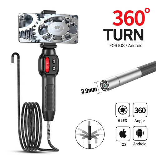 9mm articulated borescope - articulated,