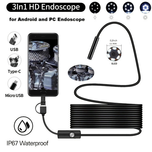 Usb type endoscope borescope - type, c