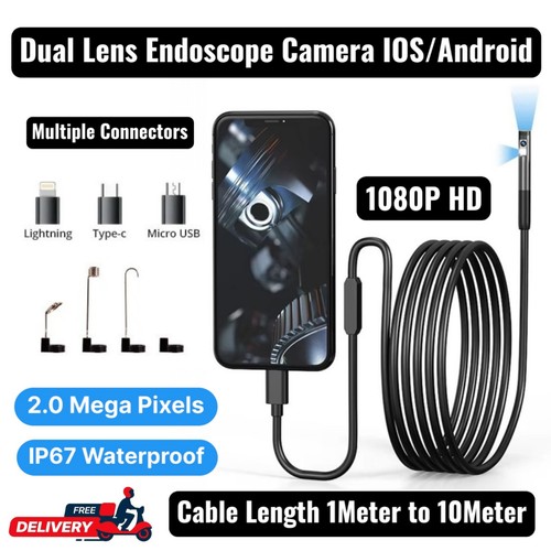 Dual lens endoscope camera - lens,