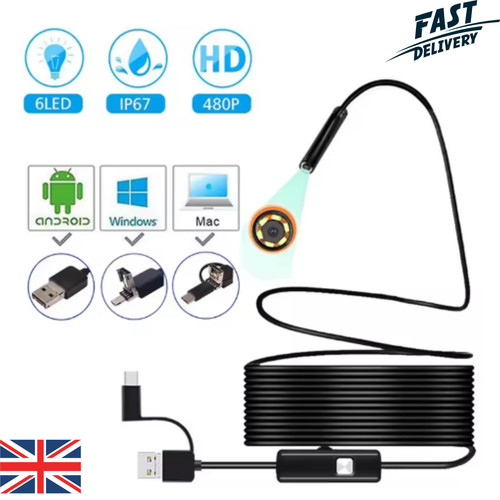 6led usb snake endoscope - usb,